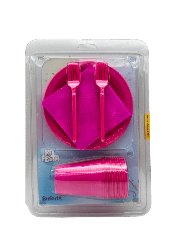 Kit Festa Descartáveis 10 Pessoas 40 Itens - Imagem 16