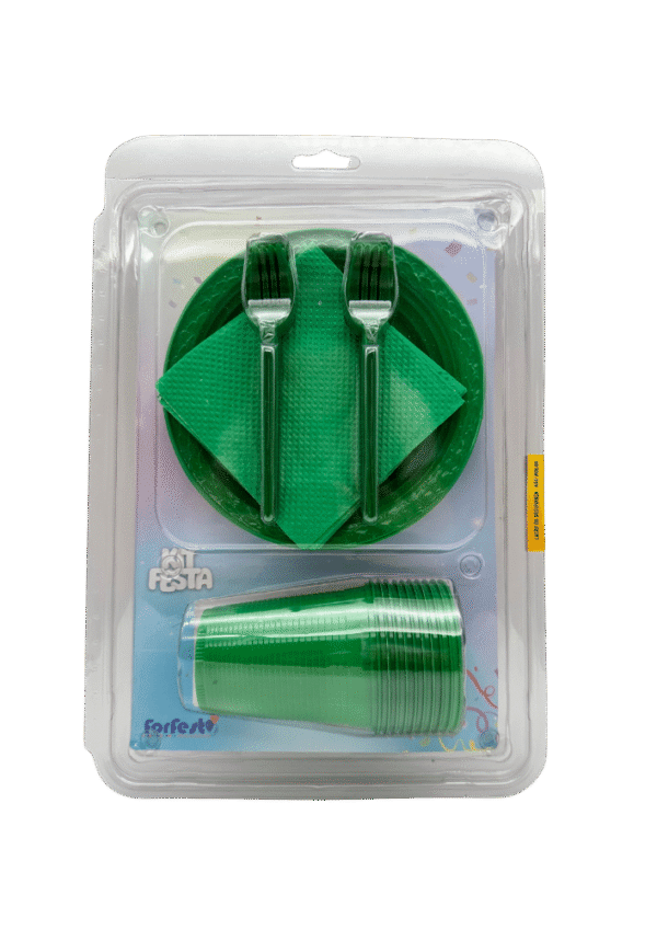 Kit Festa Descartáveis 10 Pessoas 40 Itens - Imagem 4